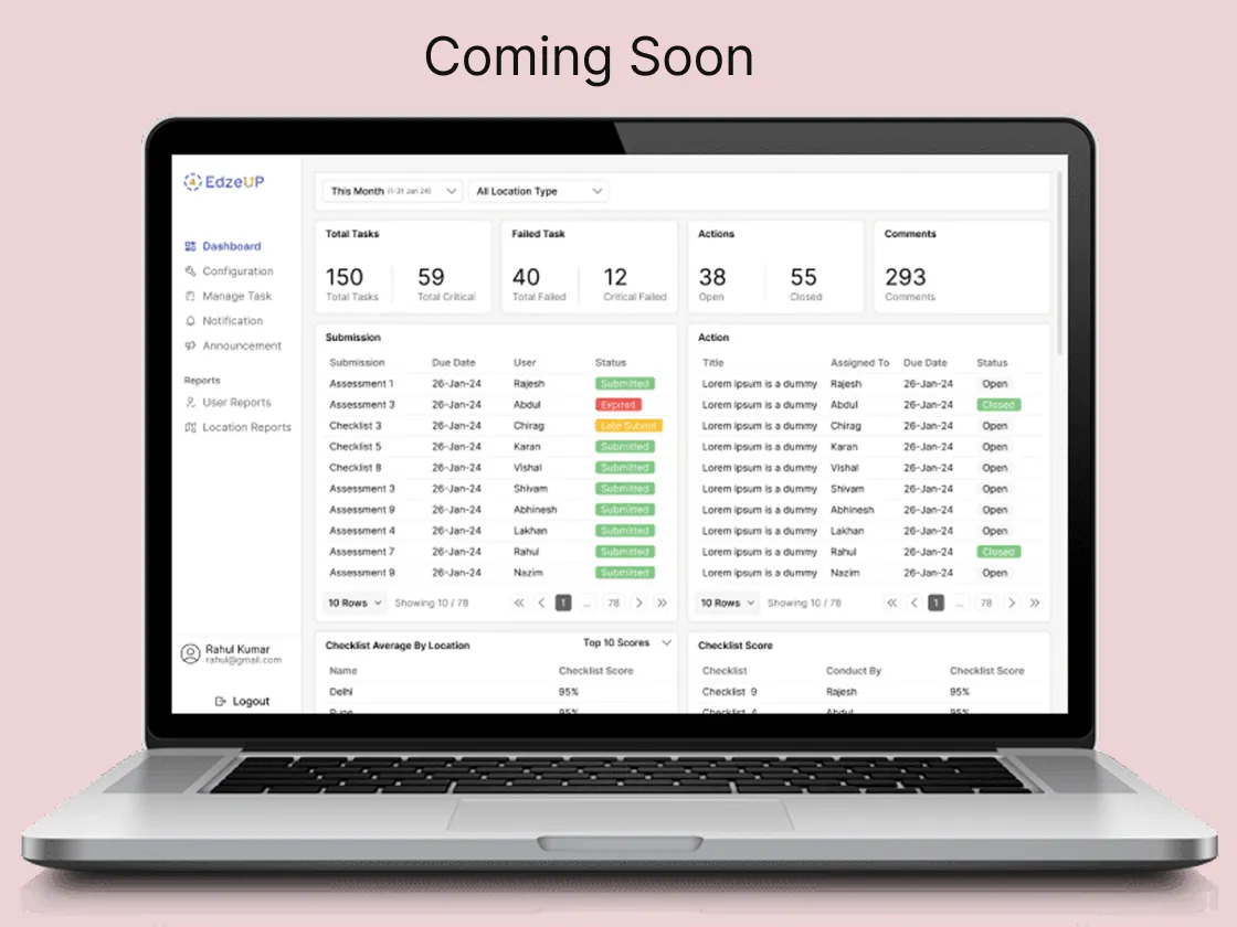 EaseOps dashboard cover