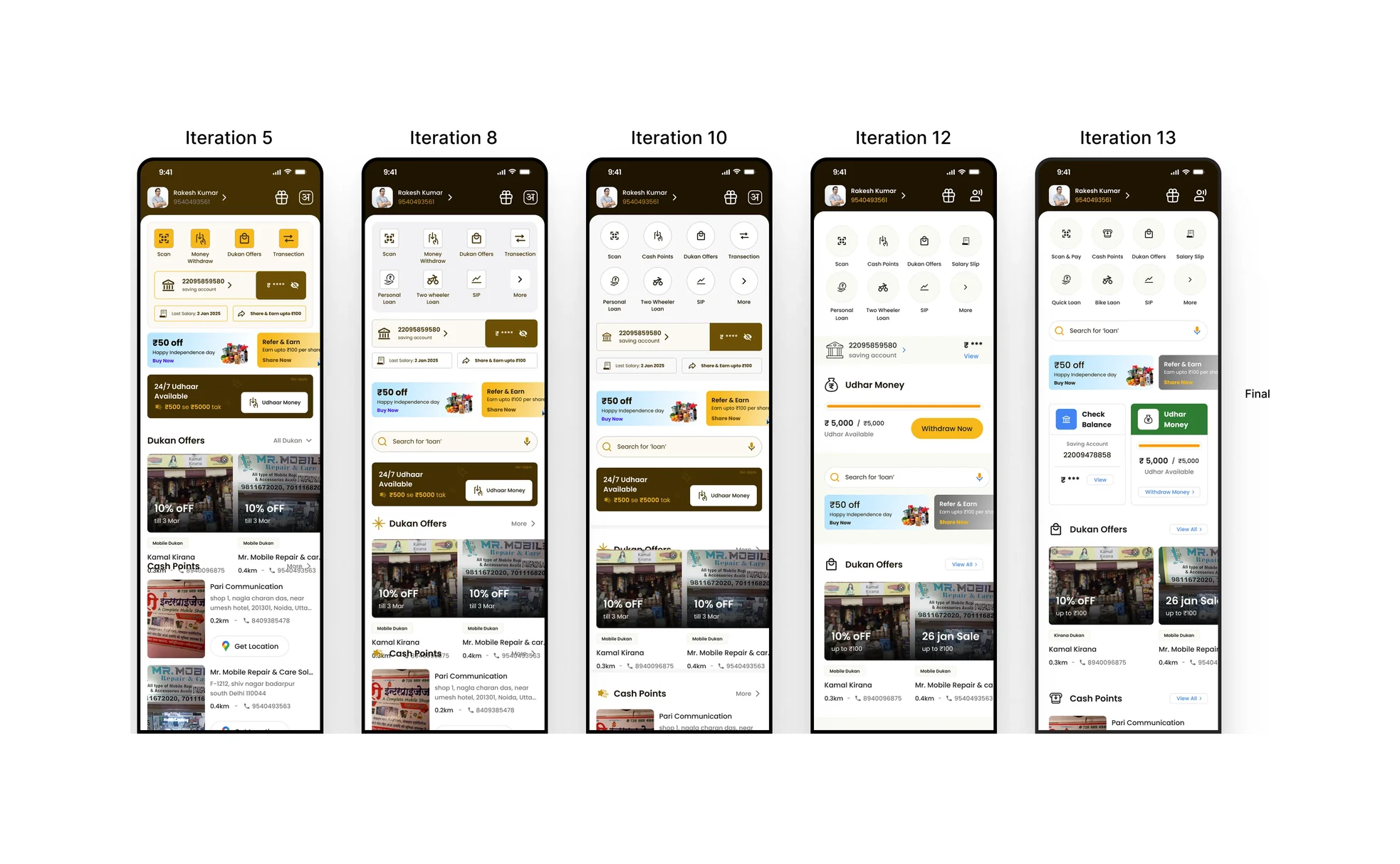 Arthum Visual Theme Iteration Details